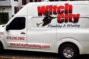 witch city plumbing truck